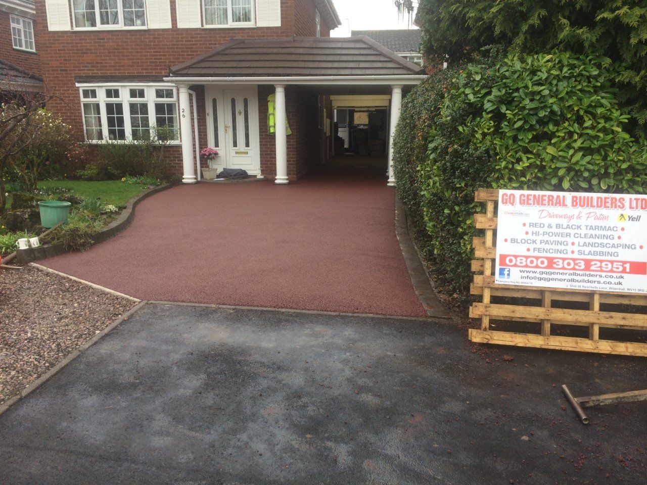 Tarmac driveway by GQ General Builders Wolverhampton