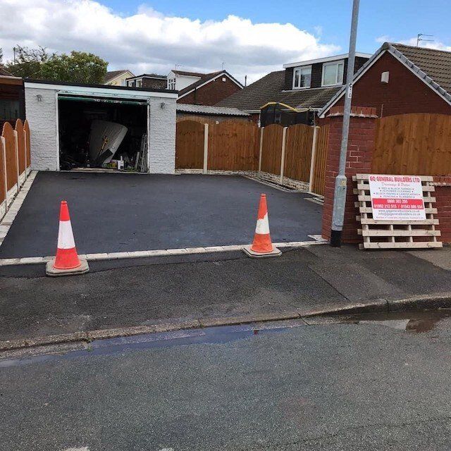 Driveway by tarmac  specialists GQ General Builders Wolverhampton