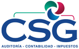 Un logotipo para una empresa llamada CSG.