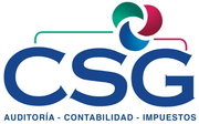 Un logotipo para una empresa llamada CSG.