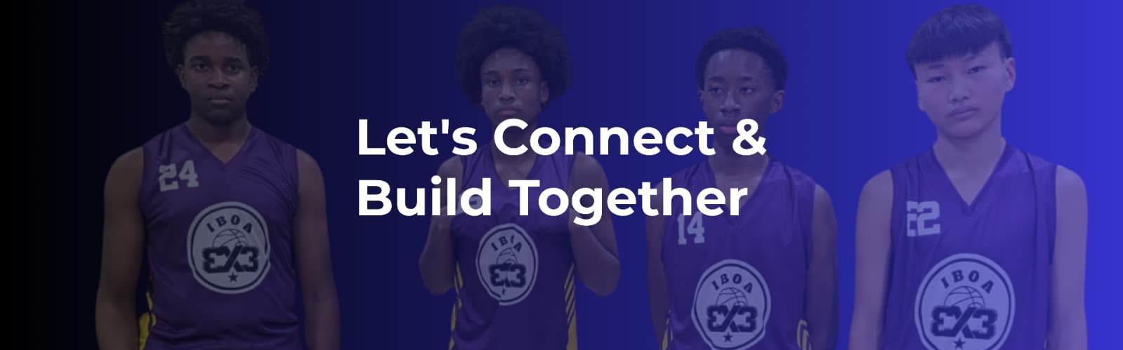 IBOA 3x3 banner with the text