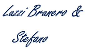 "Luzzi Brunero & Stefano" in blue cursive text.