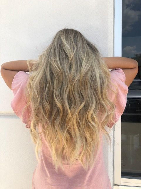 Hair Extensions After Photo