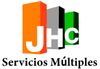 Logotipo con tres bloques 3D en naranja, gris y verde, con las letras blancas 