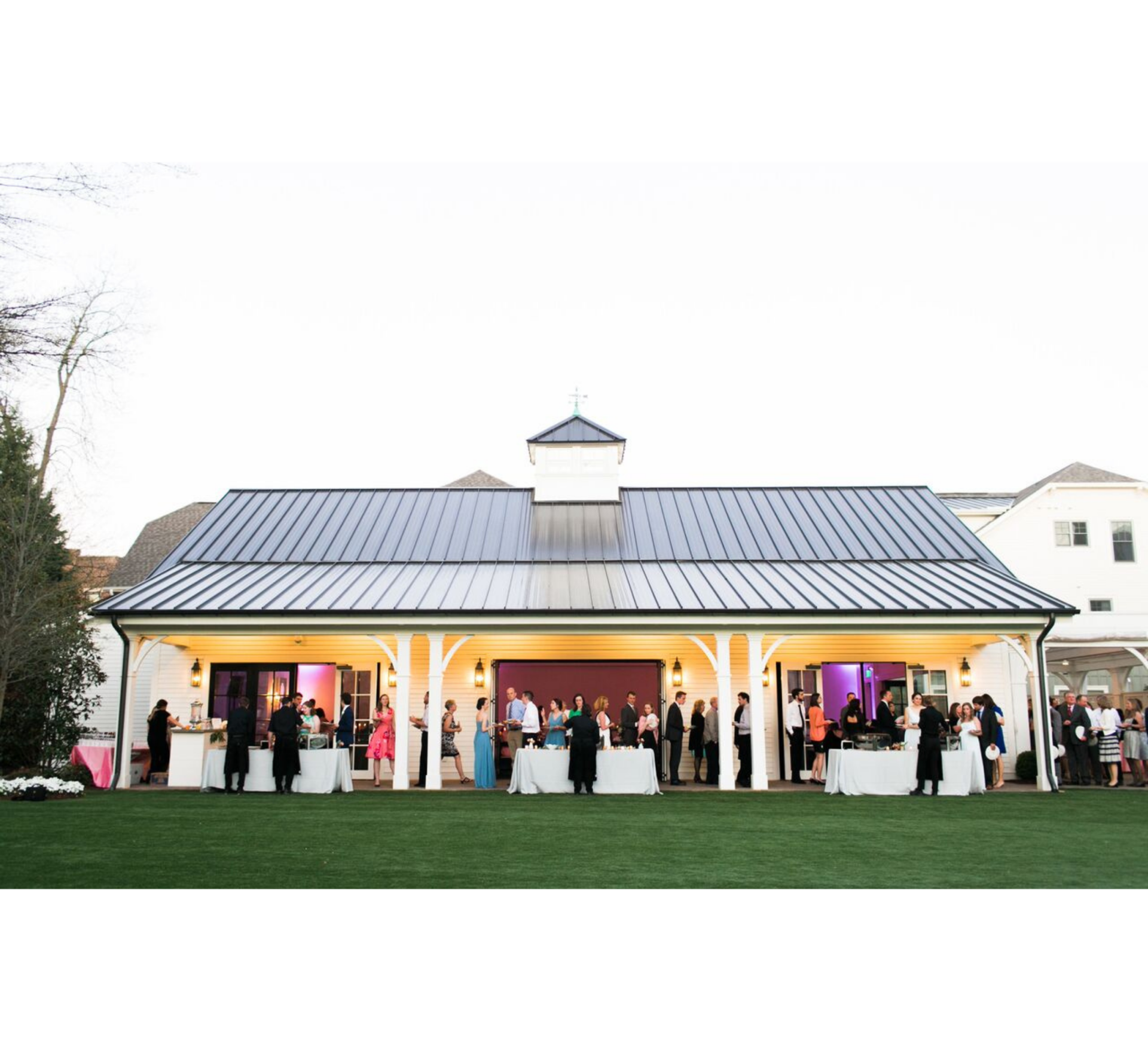 wedding reception at luxury wedding venue in Downtown Raleigh