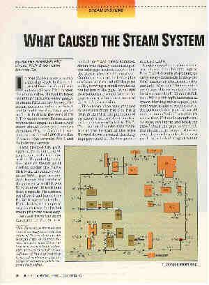 What caused the steam system