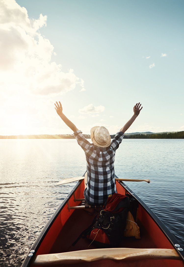 Happy Man Riding Canoe | Vernon, FL | Canoe Adventures | Cypress Springs | Canoes | Kayaks | Paddleboards