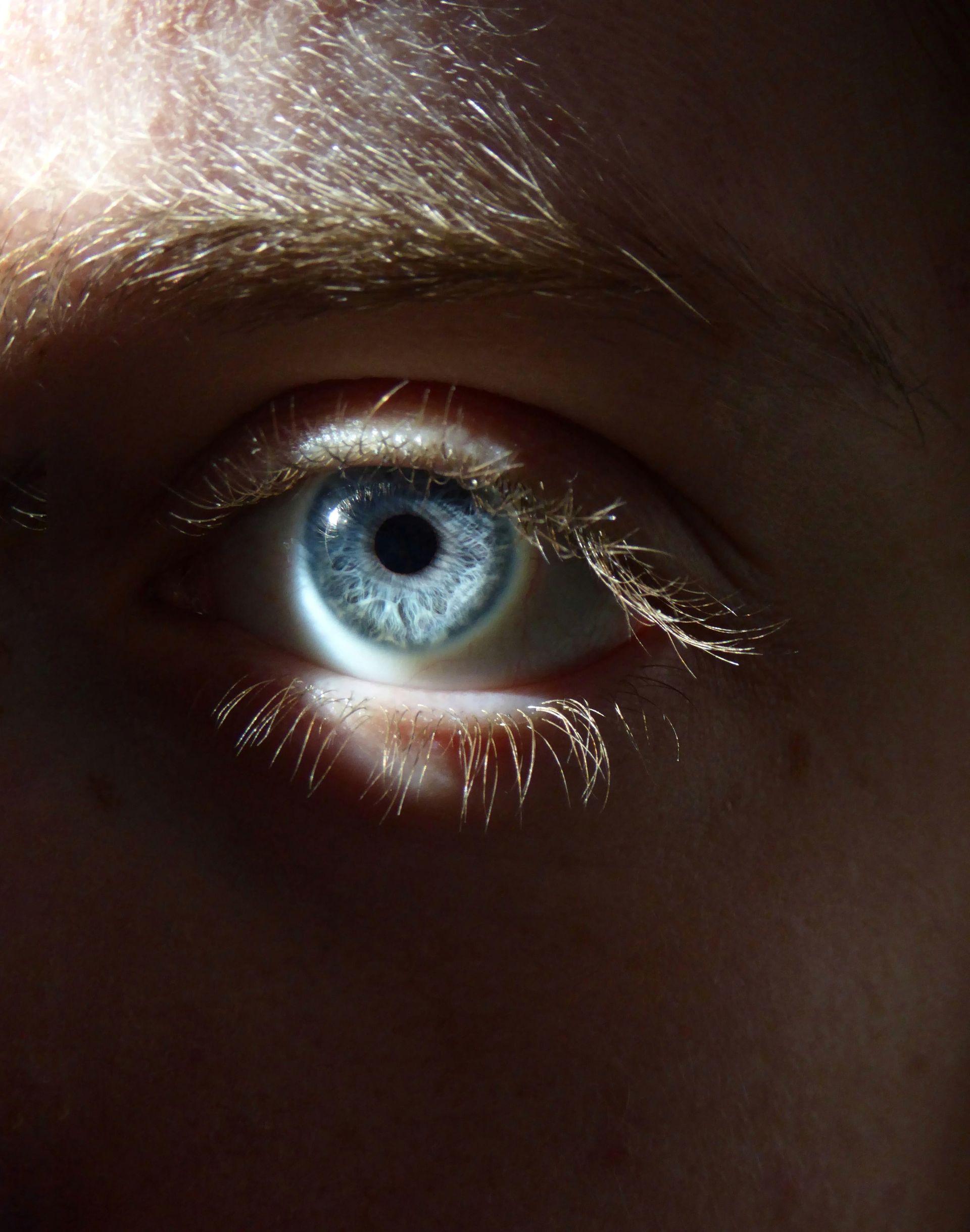 Person With Eye Contact