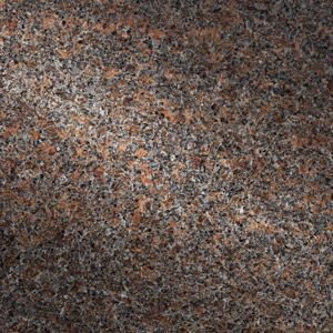 red, brown, black and grey granite