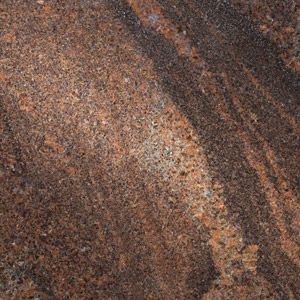 brown granite with stripes of dark brown