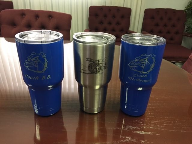 metal cups with custom engraving