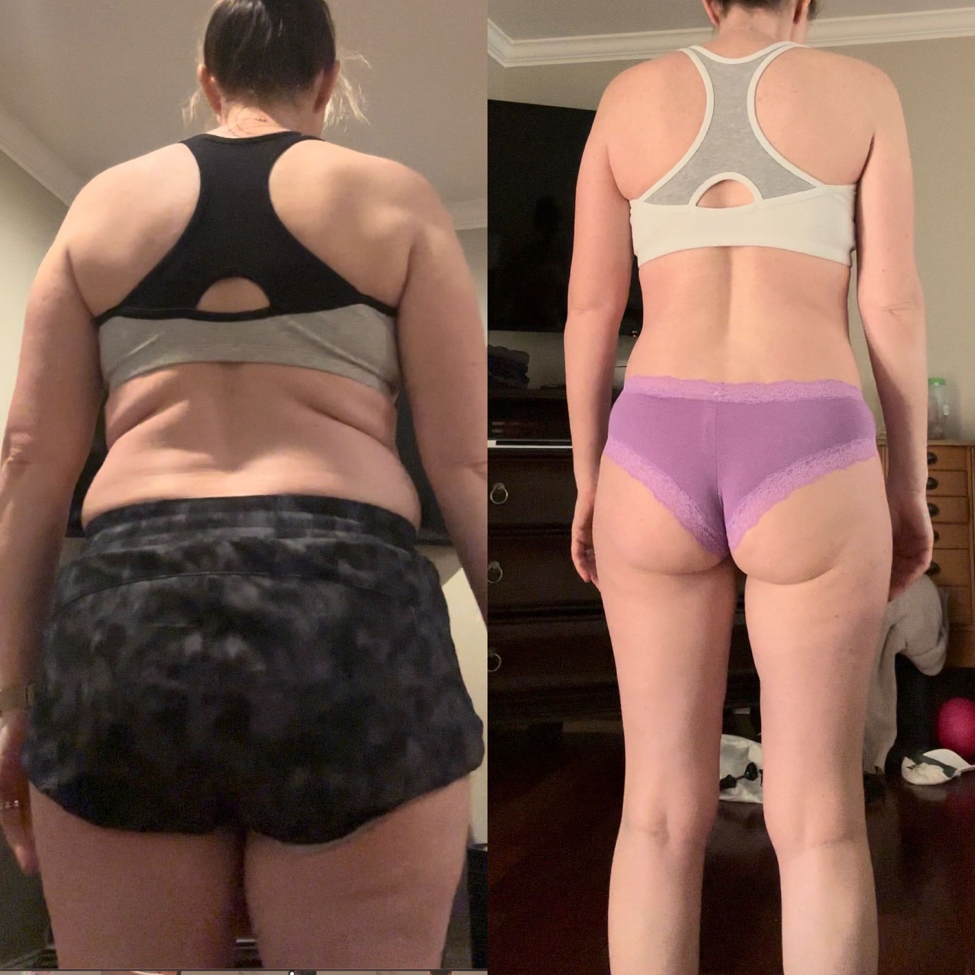 Before and after transformation.