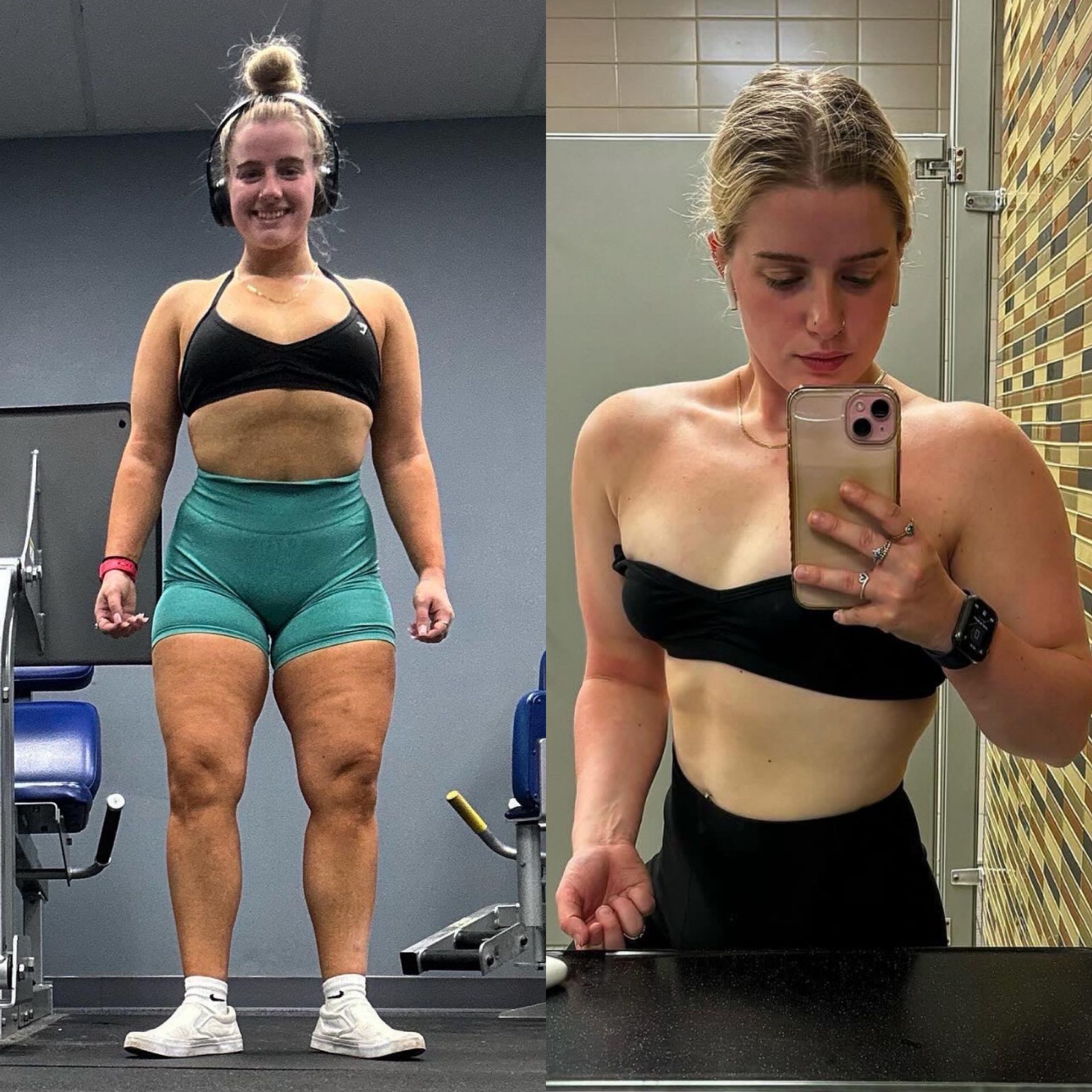 Before and after transformation.