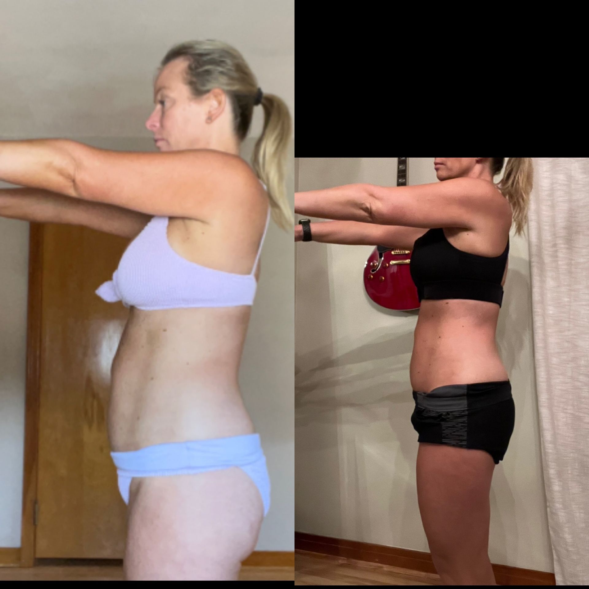 Before and after transformation.