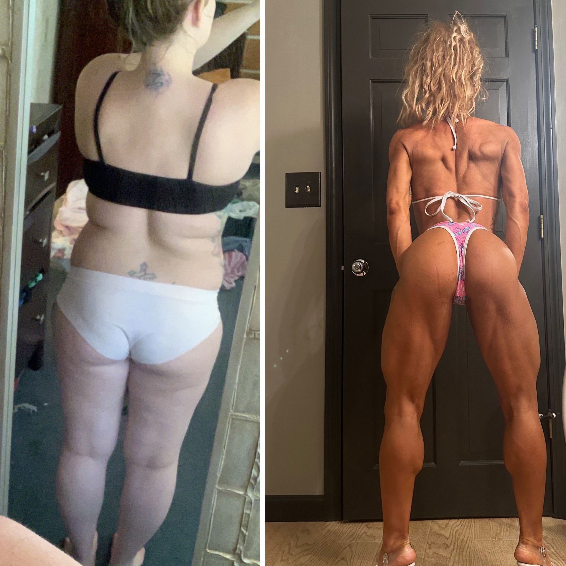 Before and after transformation.