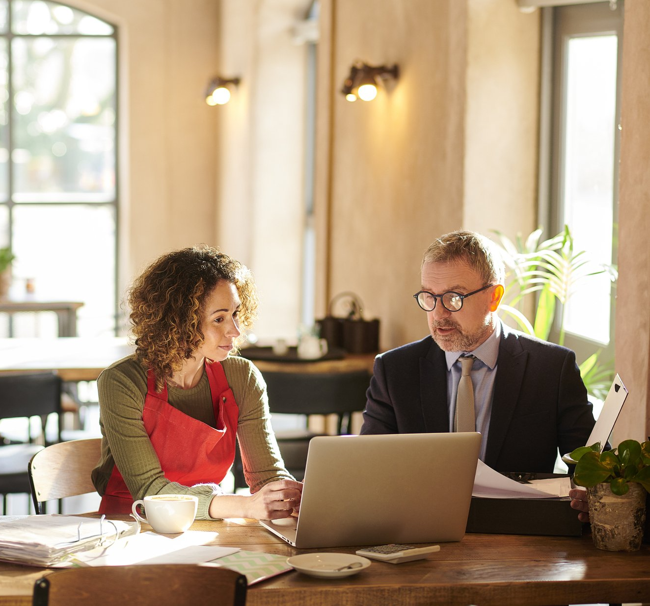 financial help for cafe owner