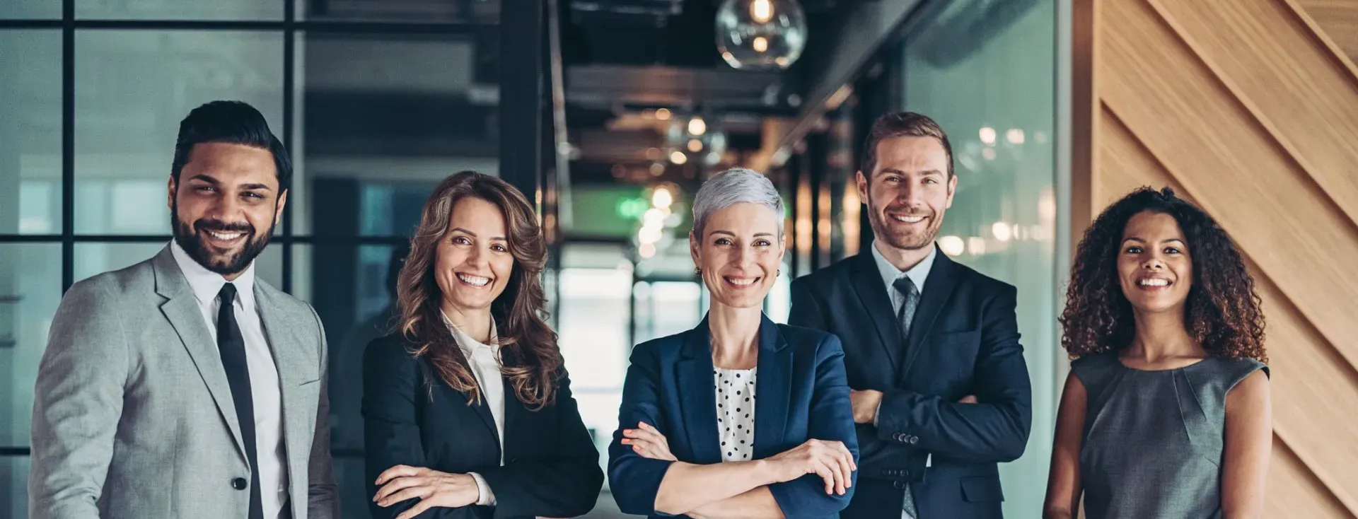 business people confidence in success