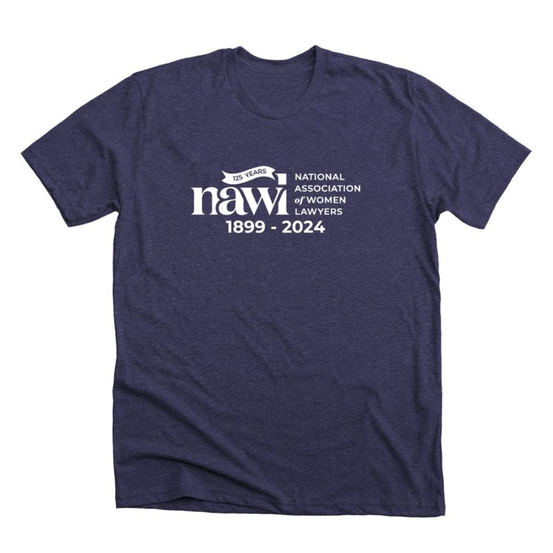 Dark purple tee with NAWL logo