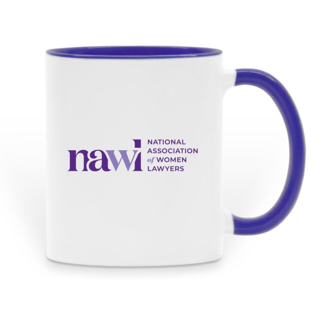 Coffee mug with NAWL logo