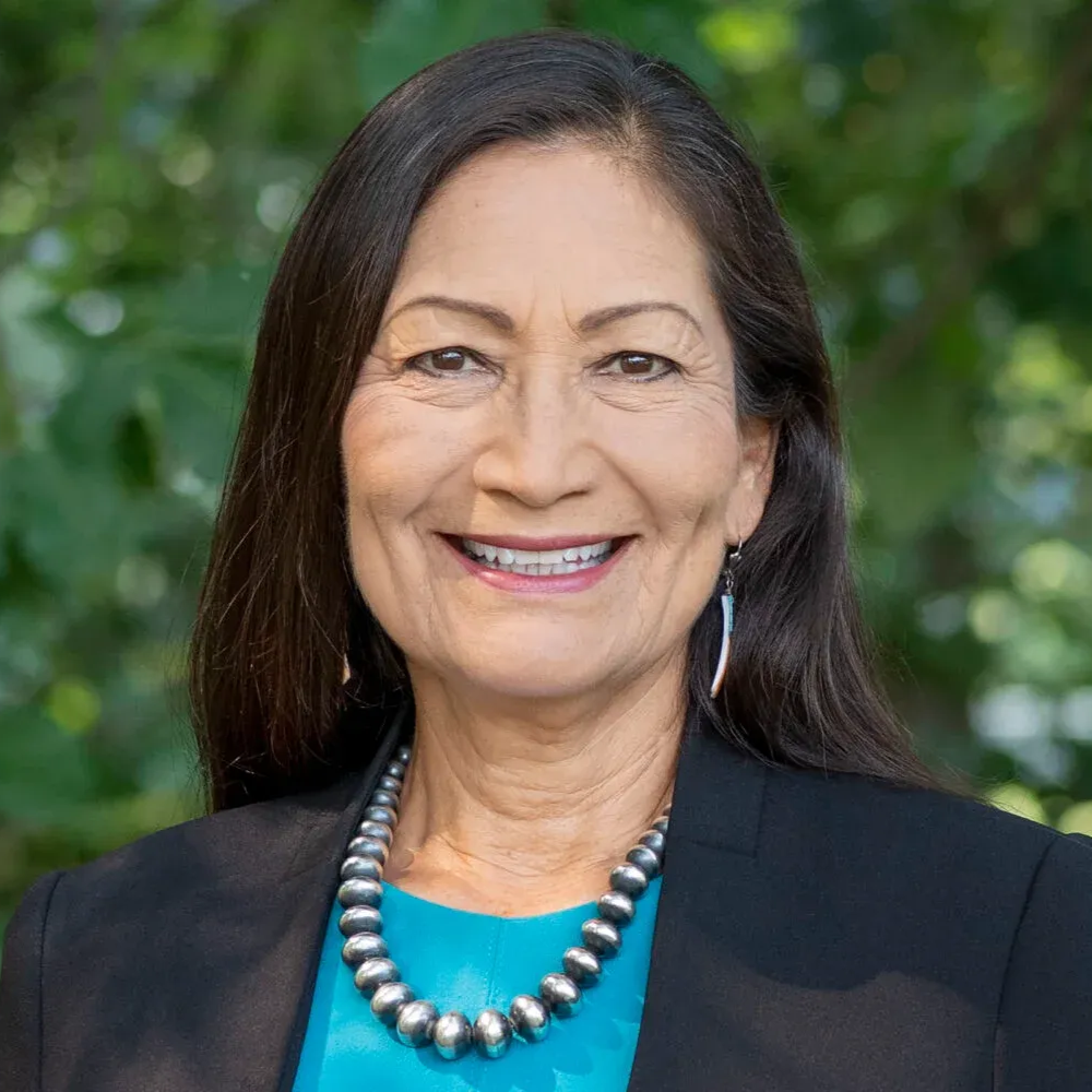 Headshot of Deb Haaland. 