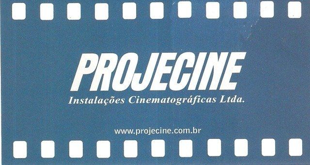 Uma placa azul que diz projecine