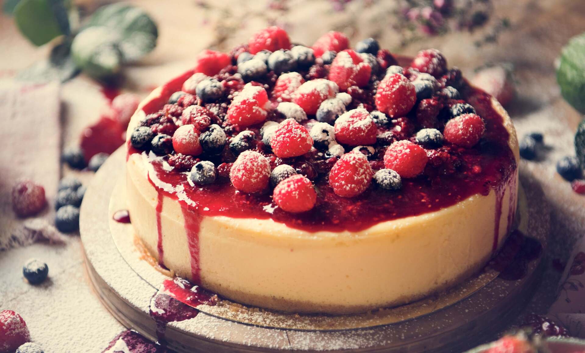 cheesecake ai frutti di bosco