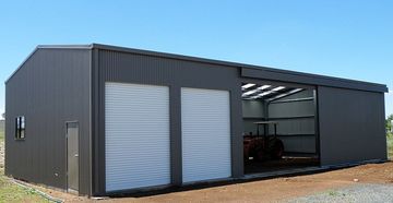 Modern Garage - Custom Designed Shed in Tomingley, NSW
