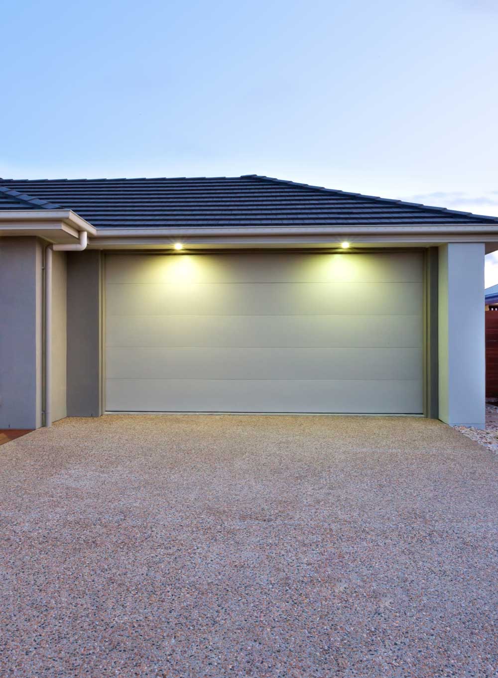Luxury Garage Door - Custom Designed Shed in Tomingley, NSW