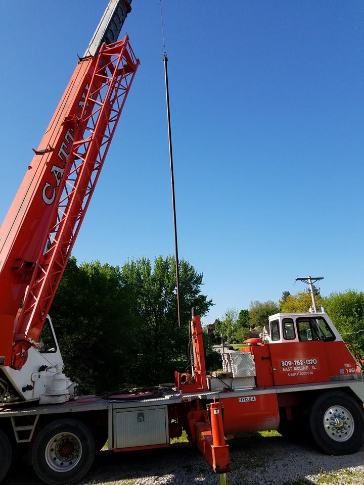 Home Installation — Plumbing Truck in Action in Reynolds, IL
