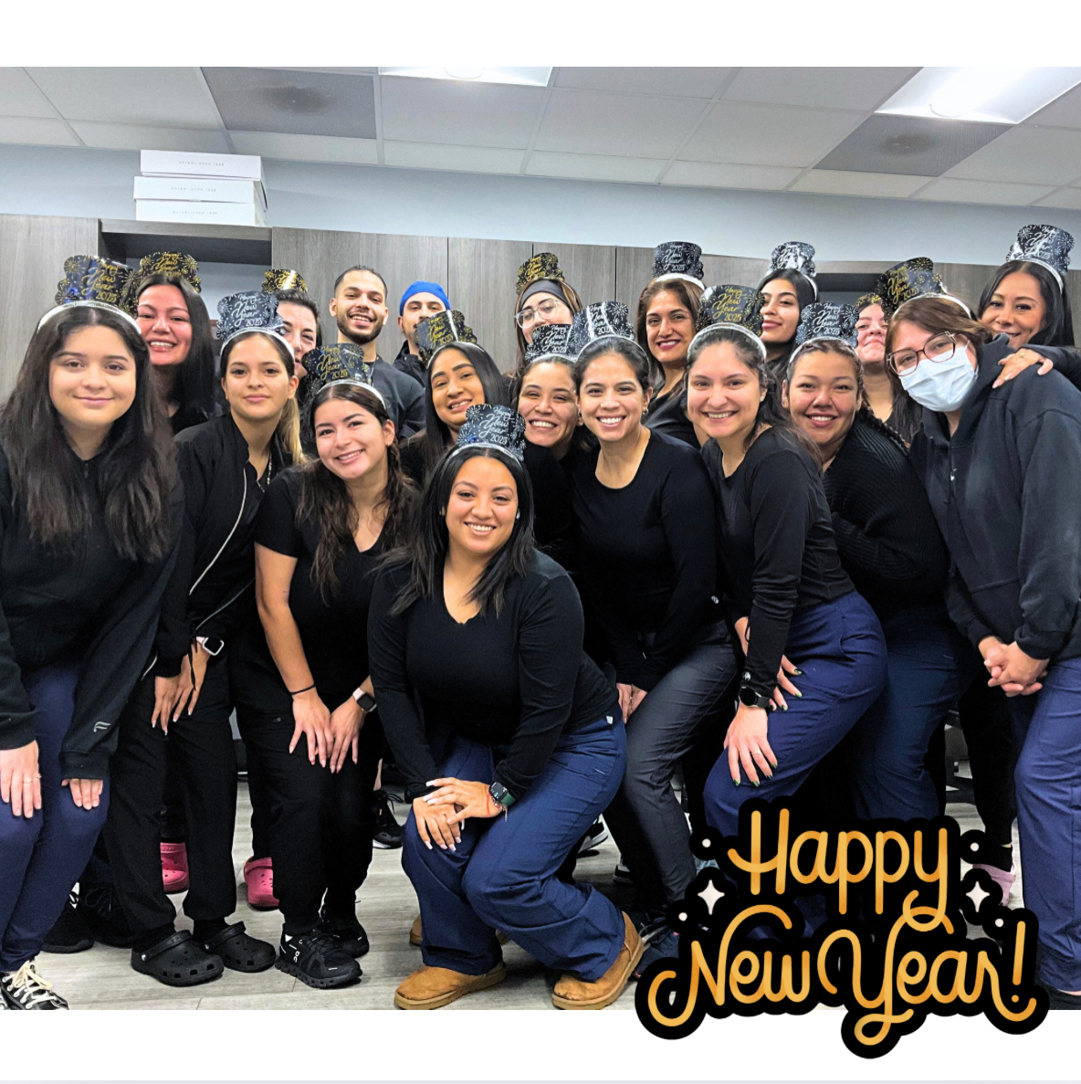 full staff photo new year