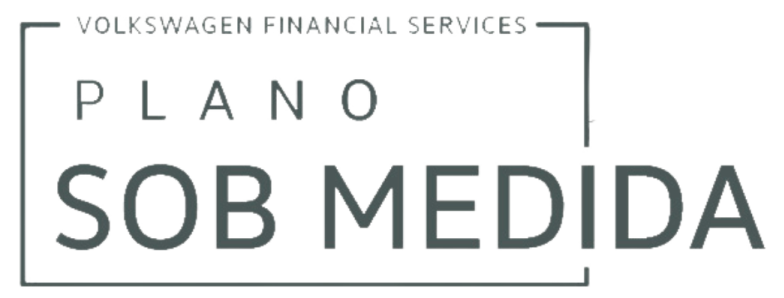 The logo for volkswagen financial services plano sob medida