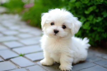 Scientist in lab coat and gloves holds a blood sample tube. Other lab equipment, including a microscope, on the table.