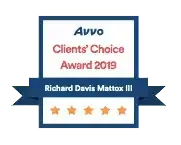 Avvo clients choice award 2019 richard davis mattox iii