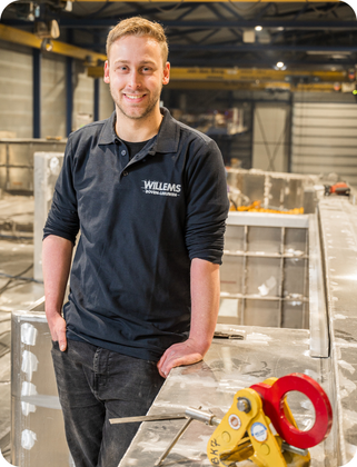 Bas Tijnagel Projectleider Willems Staal bij Constructiebedrijf Willems Boven-Leeuwen