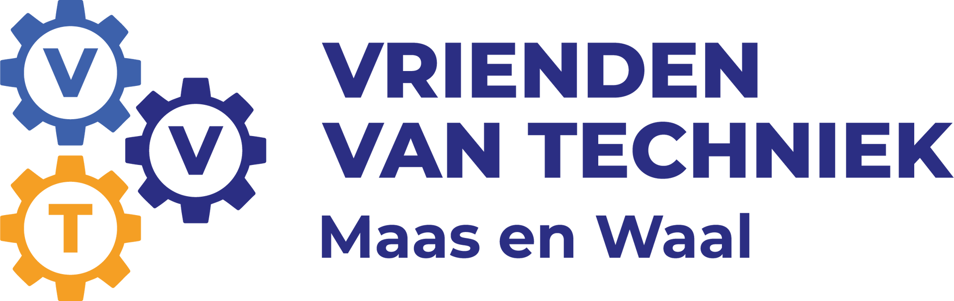 A logo for vrienden van techniek maas en waal