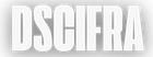The word dscifra is written in white letters on a white background.