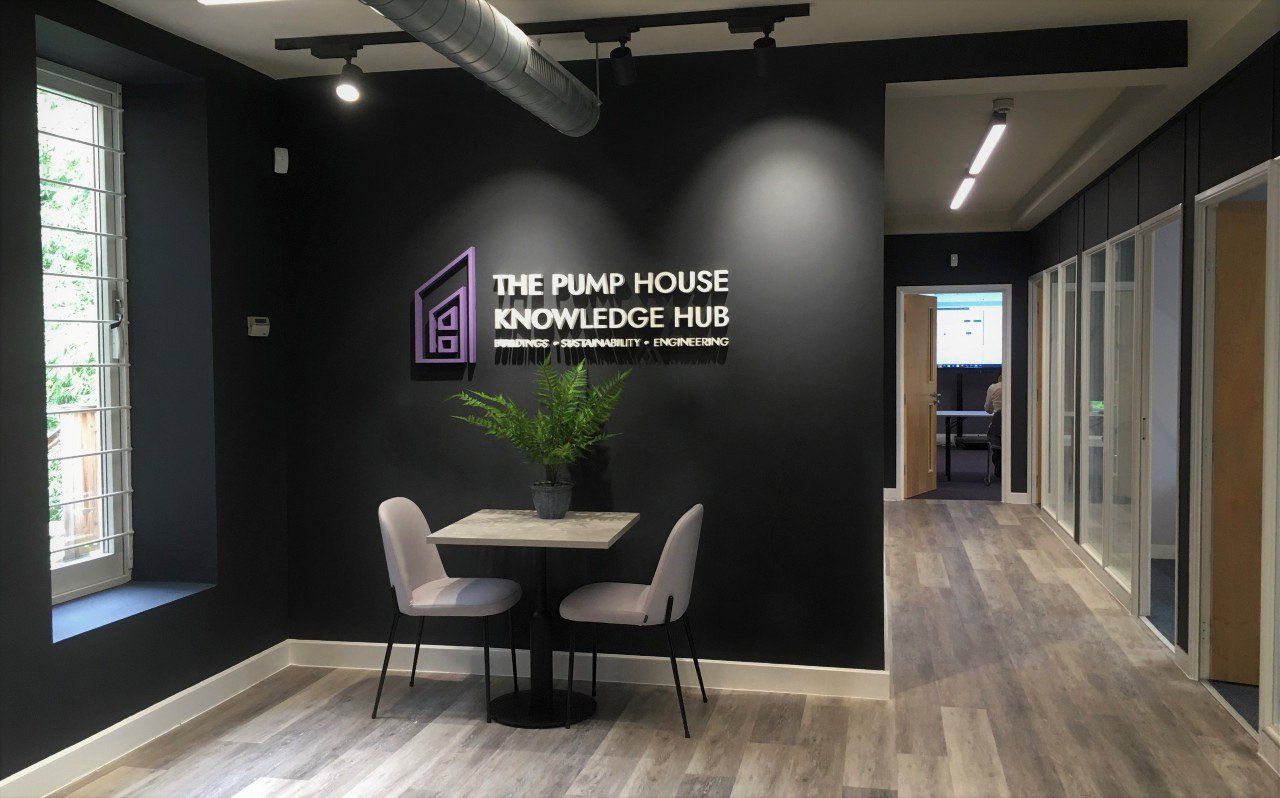 Pump House Knowledge Hub lobby area