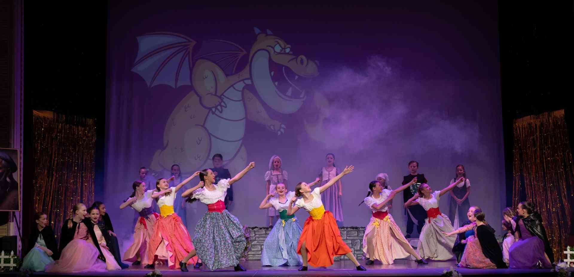 Kids performing a play at Moss Performing Arts Academy near Fort Wright Kentucky (KY)