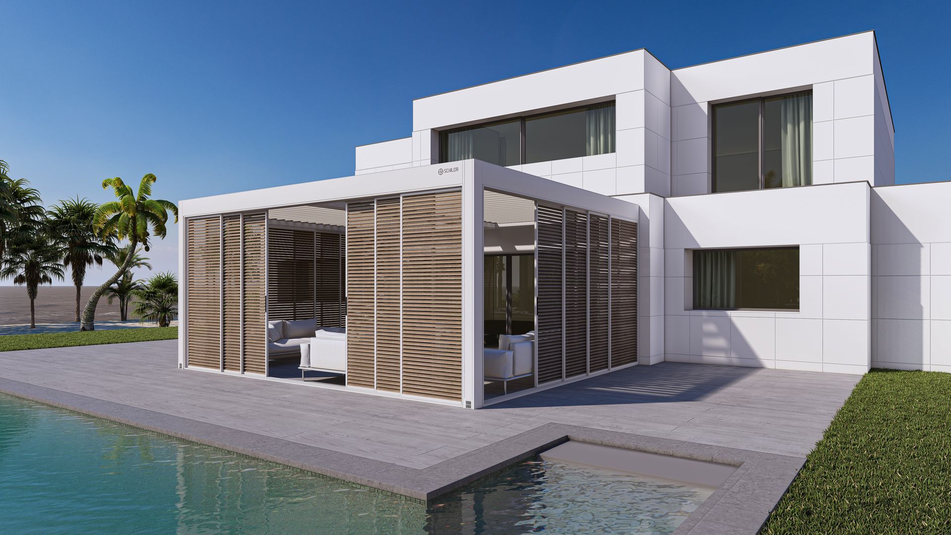 Big white house zion two - Freehold, NJ - Awning Design Inc