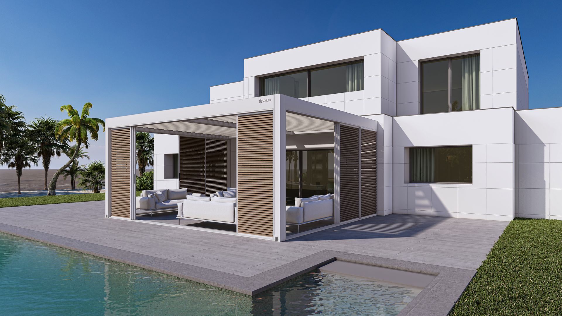 Big white house zion three - Freehold, NJ - Awning Design Inc