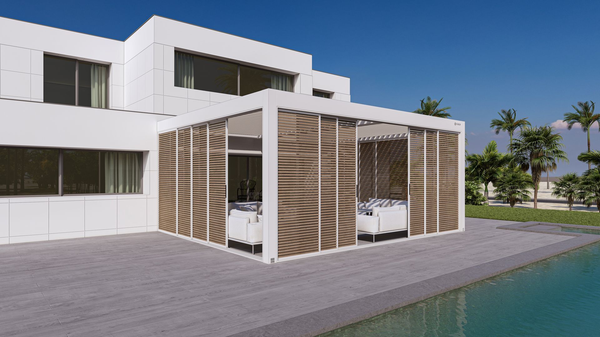 Big white house zion six - Freehold, NJ - Awning Design Inc