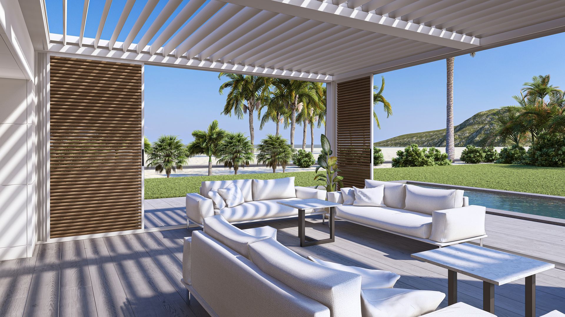 Couch and a table three - Freehold, NJ - Awning Design Inc