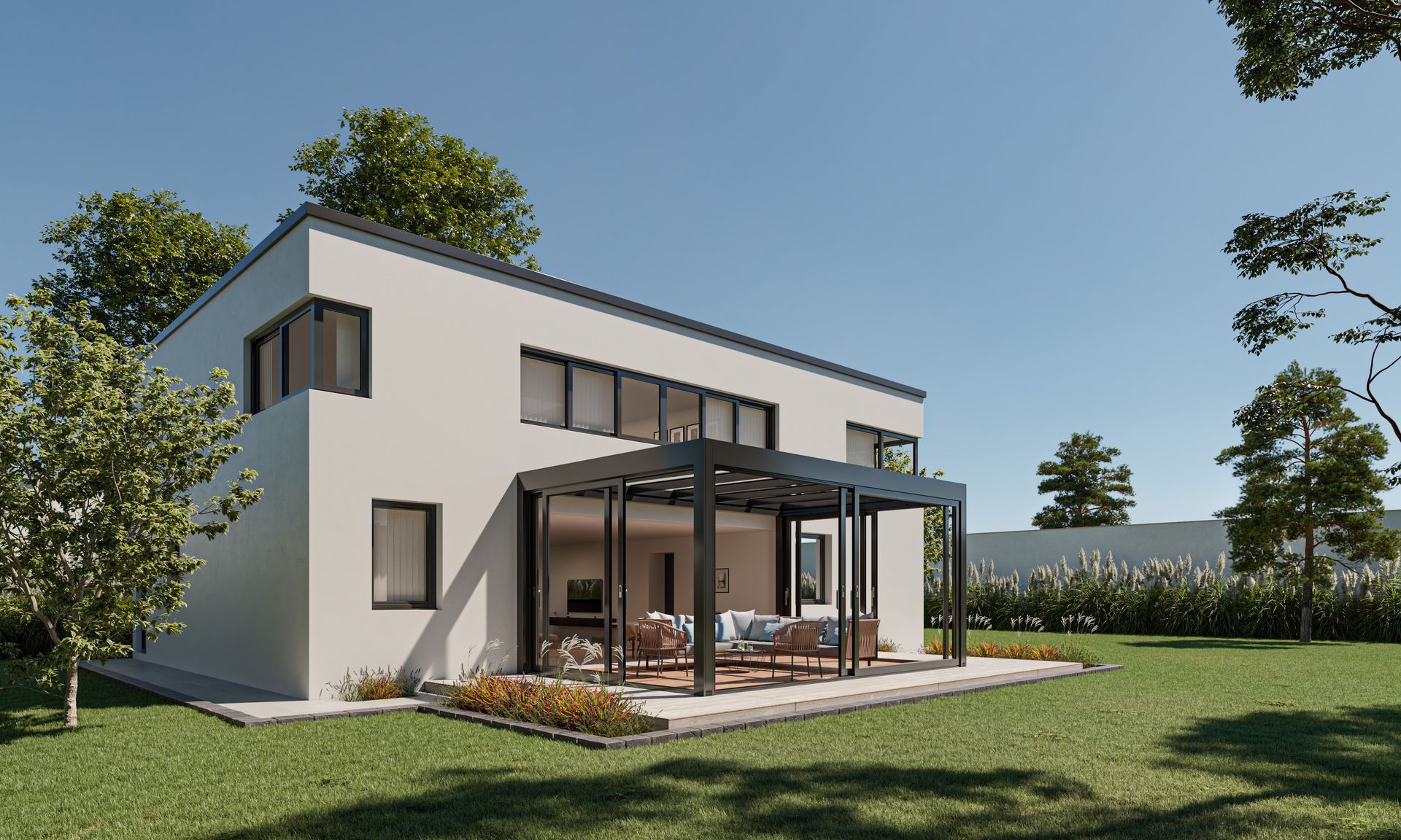 White house - Freehold, NJ - Awning Design Inc