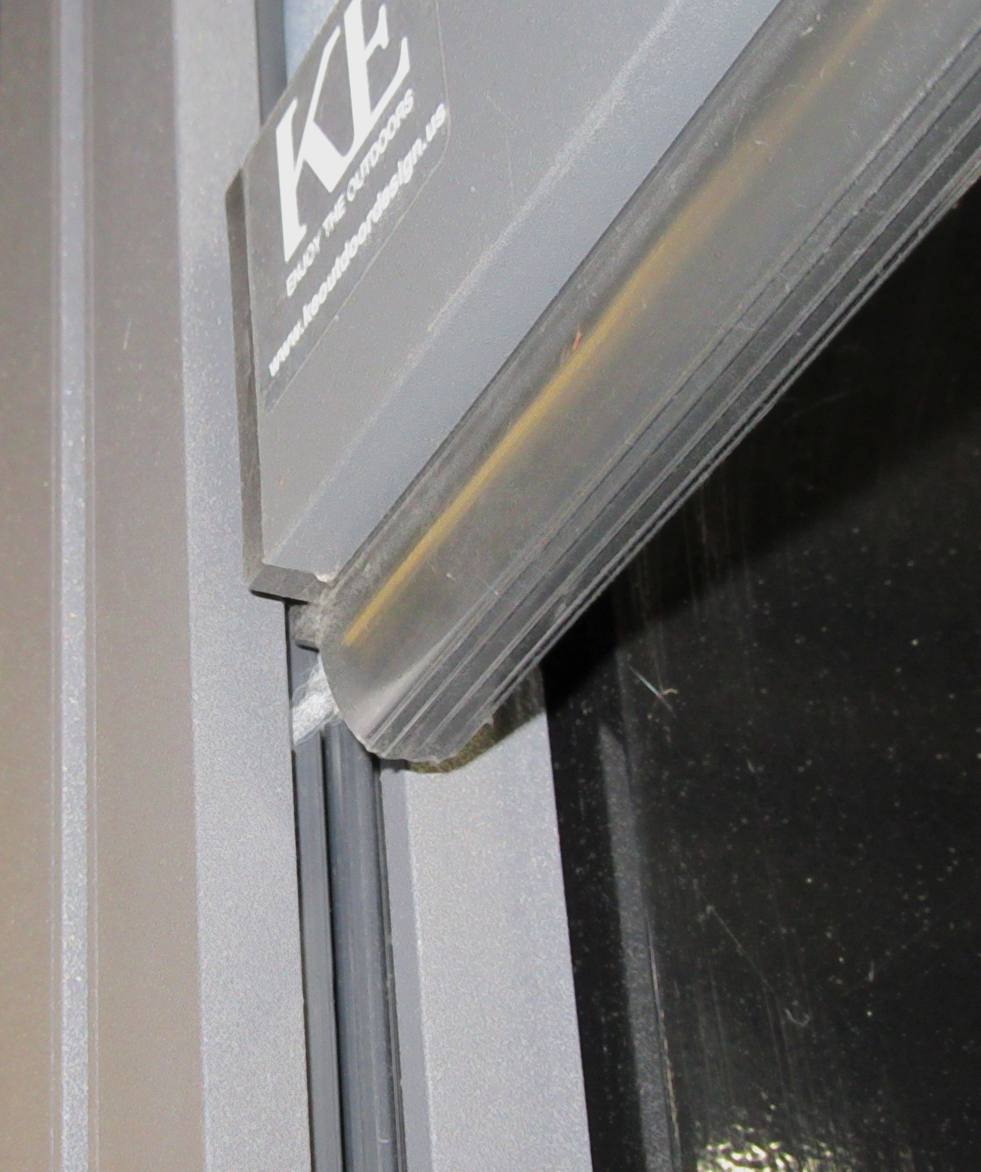 A close up of a sign that says ke on it - Freehold, NJ - Awning Design Inc