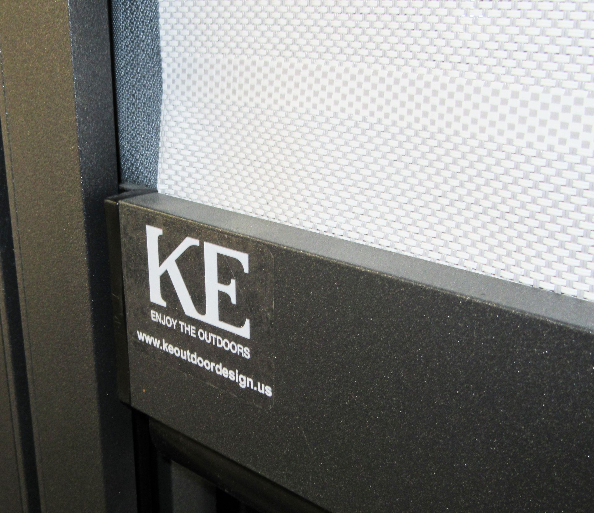 A close up of a sign that says ke on it - Freehold, NJ - Awning Design Inc