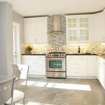 Modern renovated home kitchen
