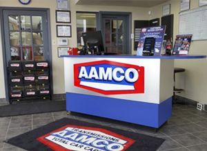Aamco is the name of the company behind the counter