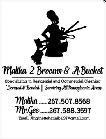 Malika 2 Brooms & A Bucket