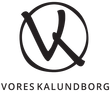 A black and white logo for vores kalundborg
