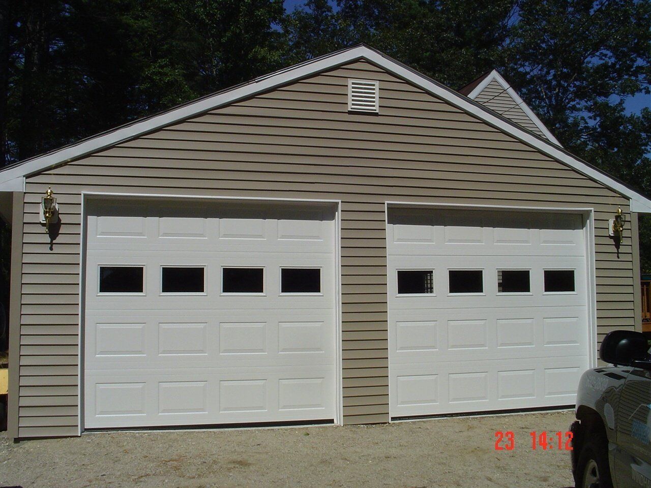 Garage built l by Clayton Construction Services Bennington VT
